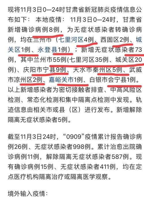 兰州今日疫情最新动态
