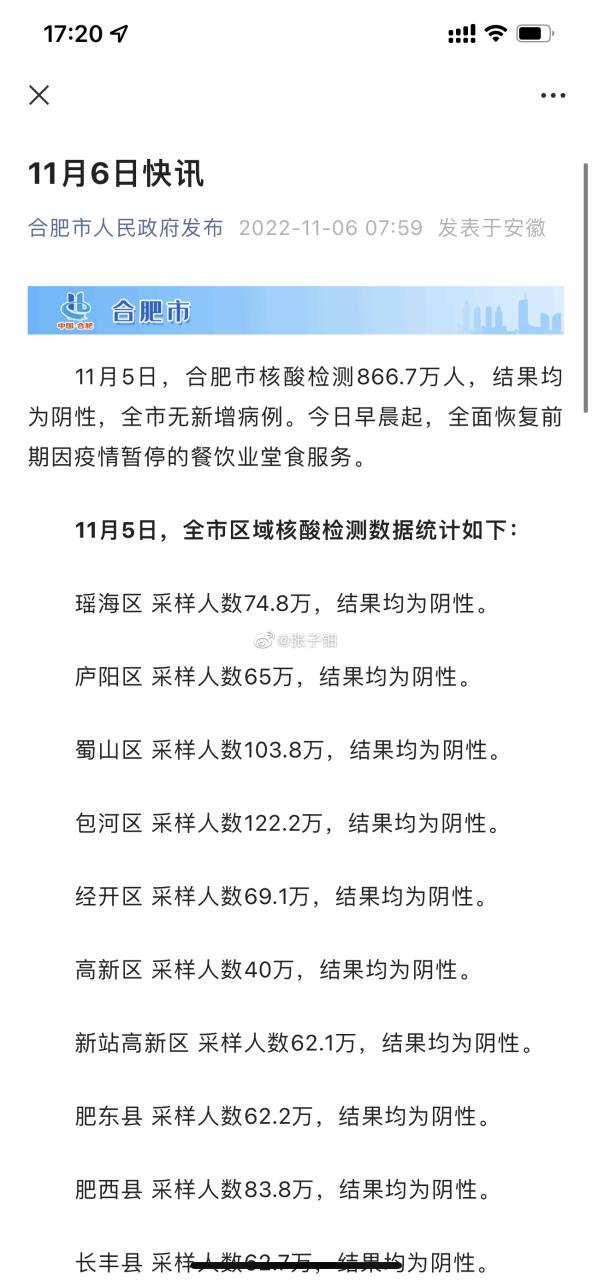 安徽合肥疫情最新数据速递